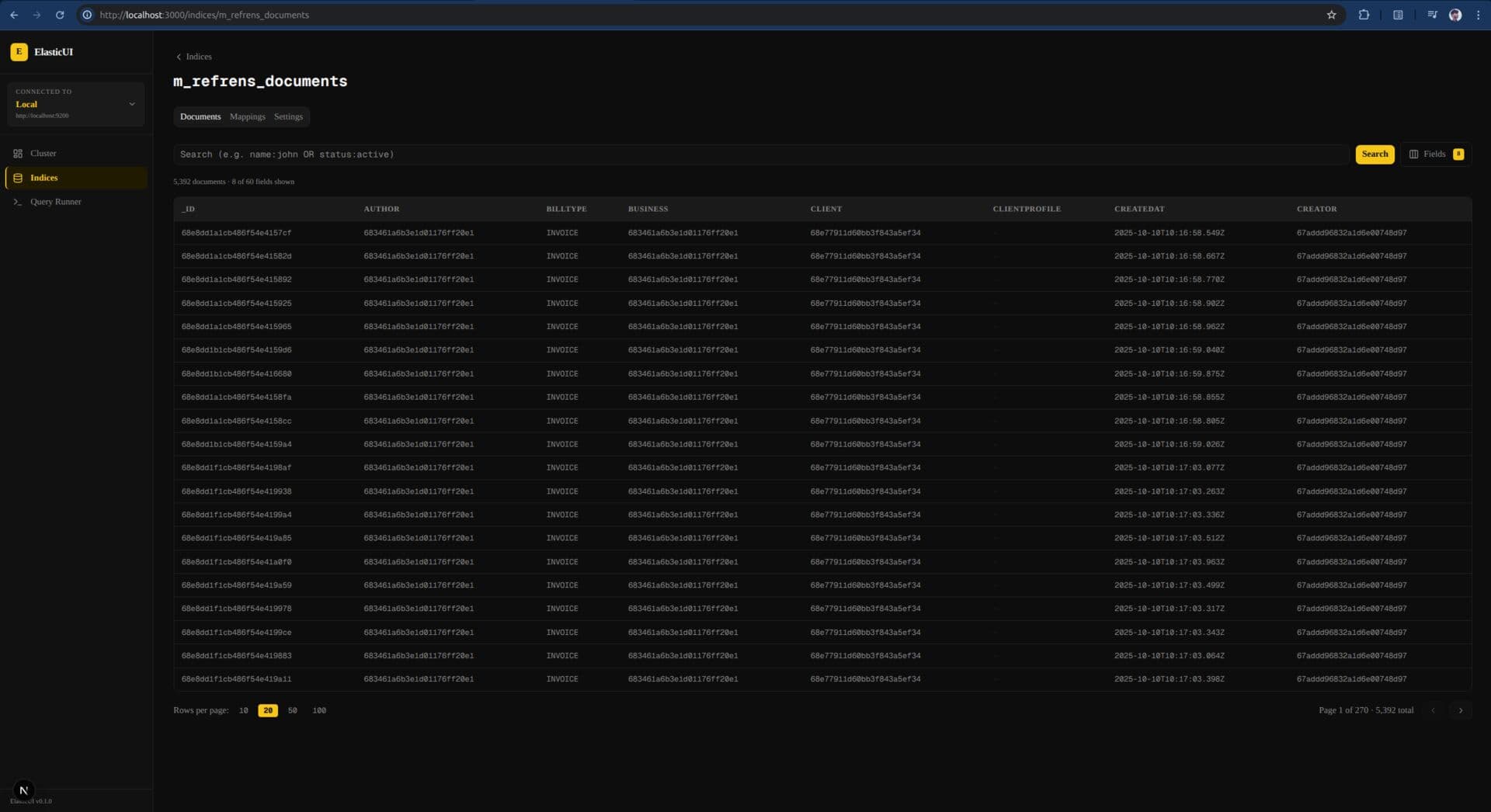 ElasticUI screenshot 5