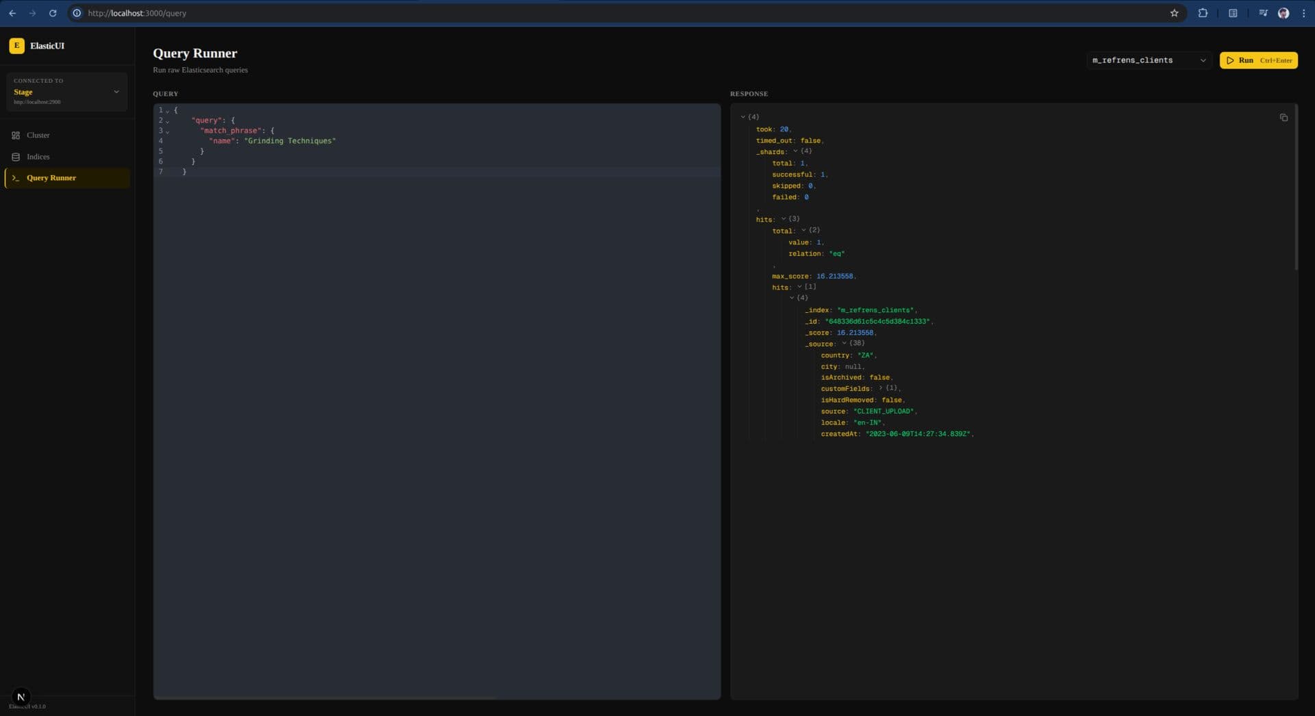ElasticUI screenshot 6